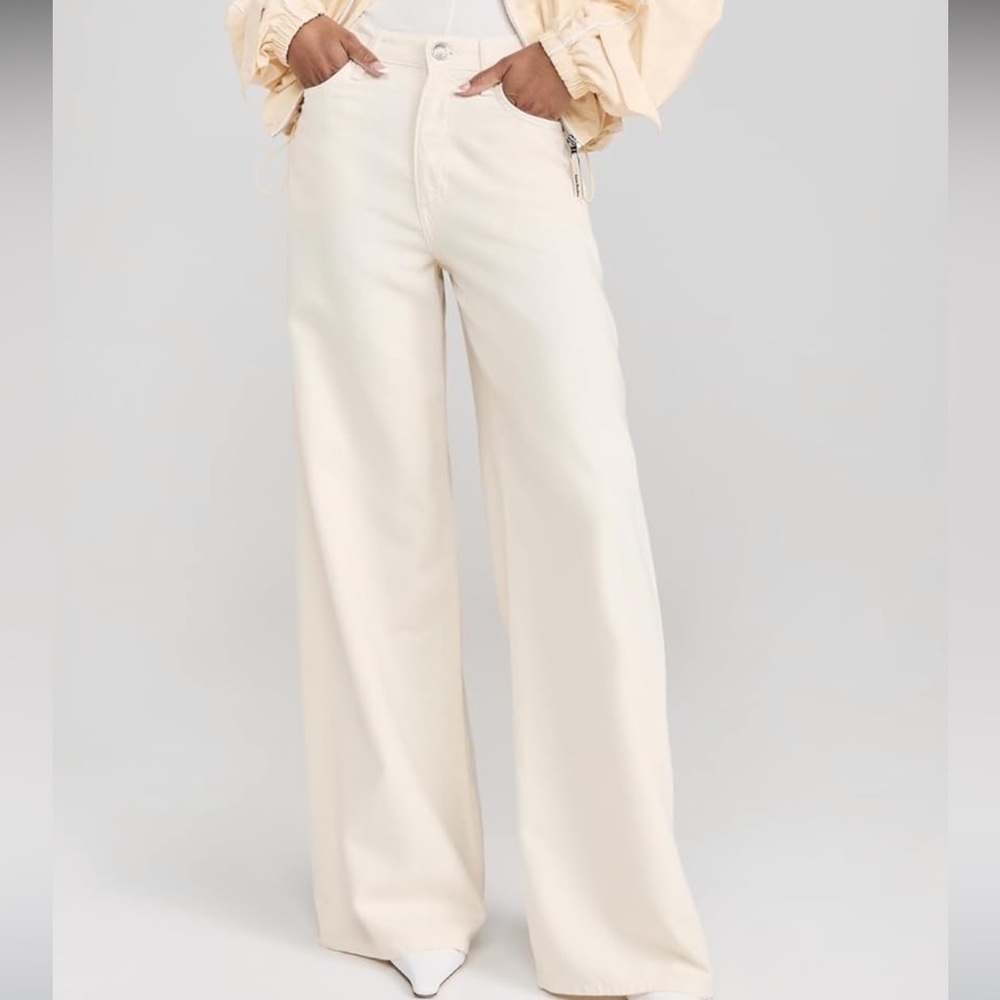 RAG & BONE Featherweight Sofie Wide Leg Jeans